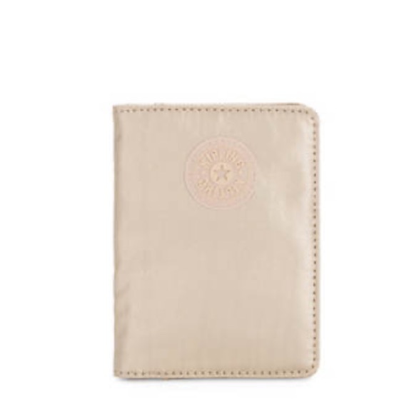 Kipling Bags Kipling Starry Gold Metallic Passport Holder Poshmark